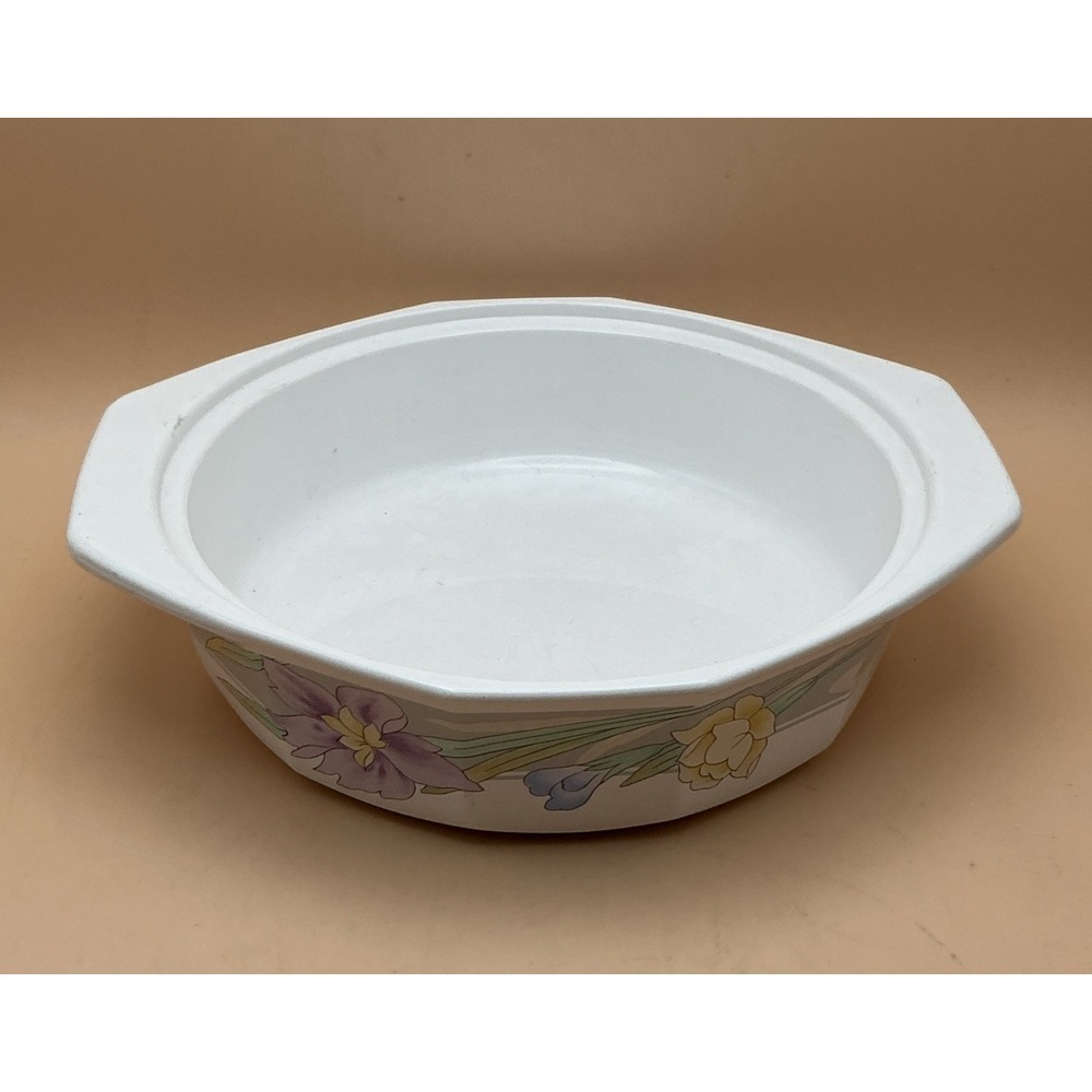 Vintage Mikasa Fire Ice Charisma Gray Small Casserole Dish 1 Pt 6" NO LID, AA005